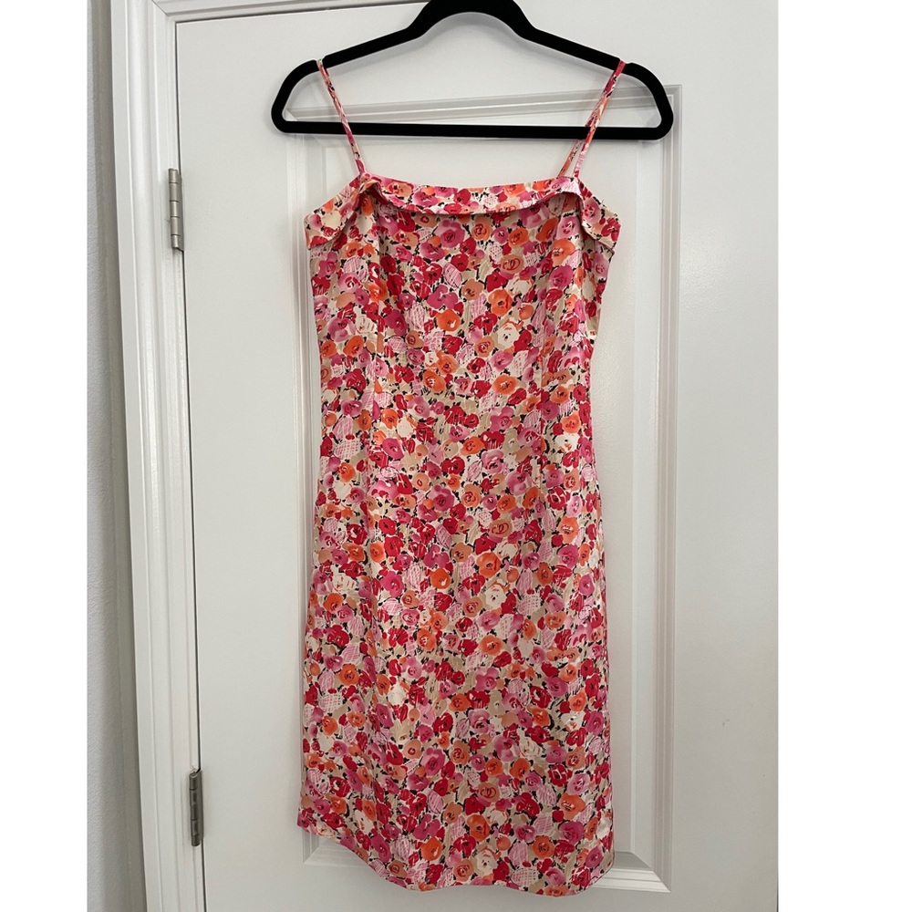 Spaghetti strap floral dress